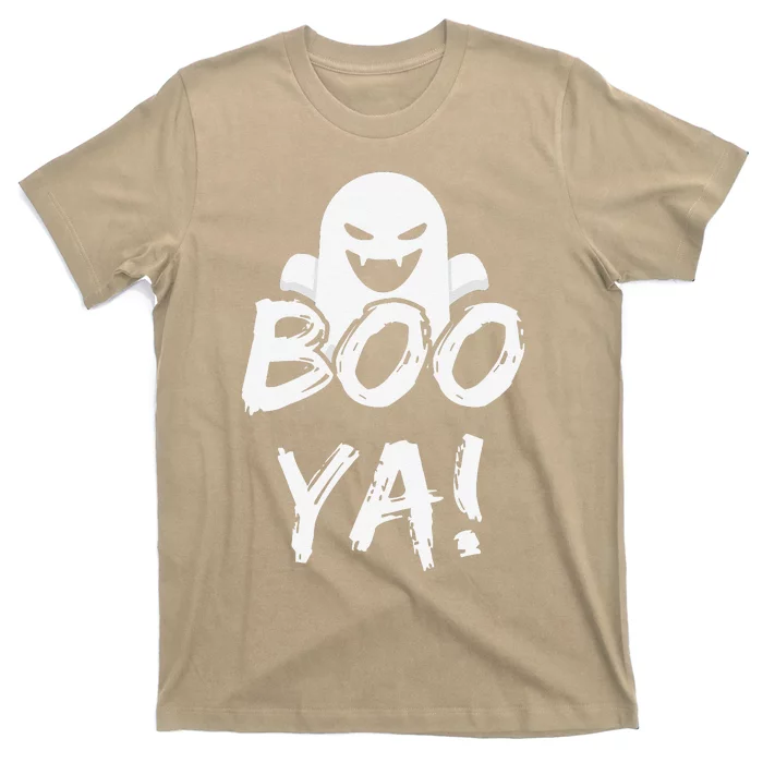 BOO YA! Funny Spooky Ghost Halloween Holiday T-Shirt