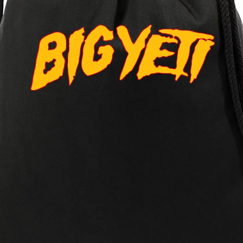 Big Yeti Fans Travis Funny Text Drawstring Bag