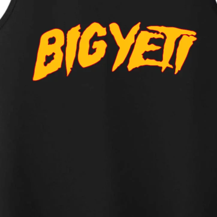 Big Yeti Fans Travis Funny Text Performance Tank