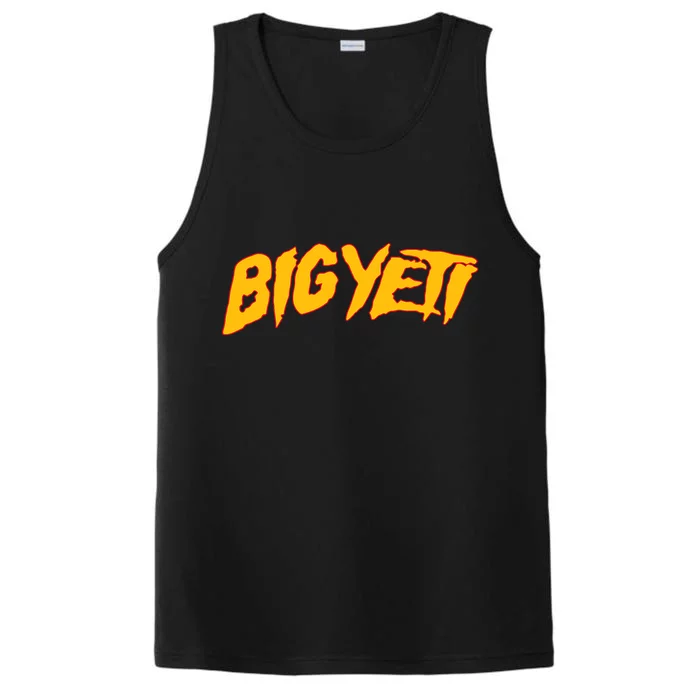 Big Yeti Fans Travis Funny Text Performance Tank