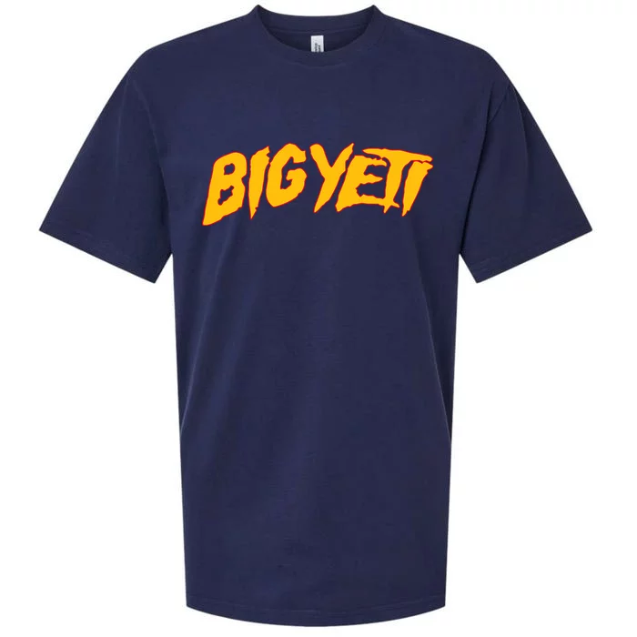 Big Yeti Fans Travis Funny Text Sueded Cloud Jersey T-Shirt