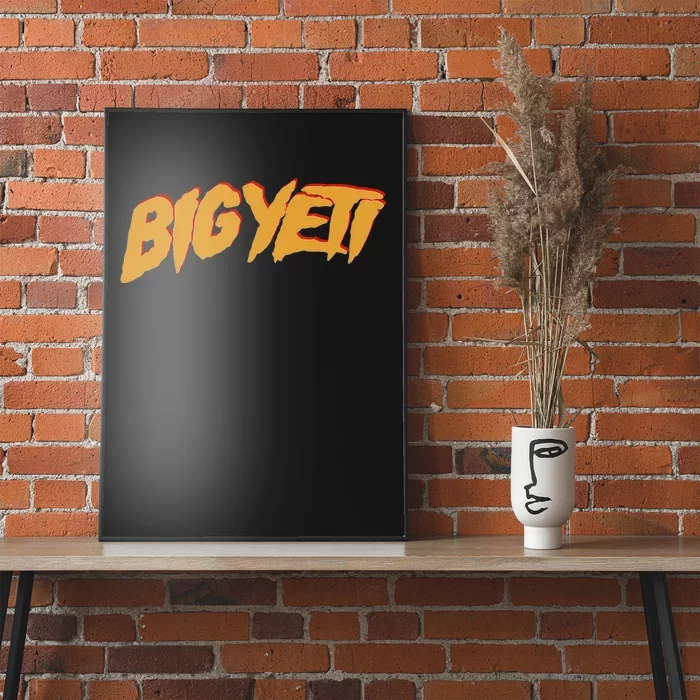 Big Yeti Fans Kelce Funny Text Poster