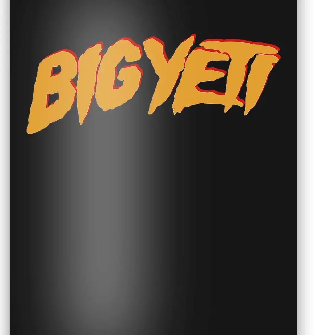 Big Yeti Fans Kelce Funny Text Poster