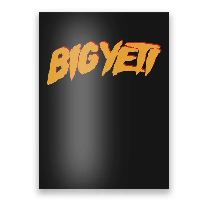 Big Yeti Fans Kelce Funny Text Poster