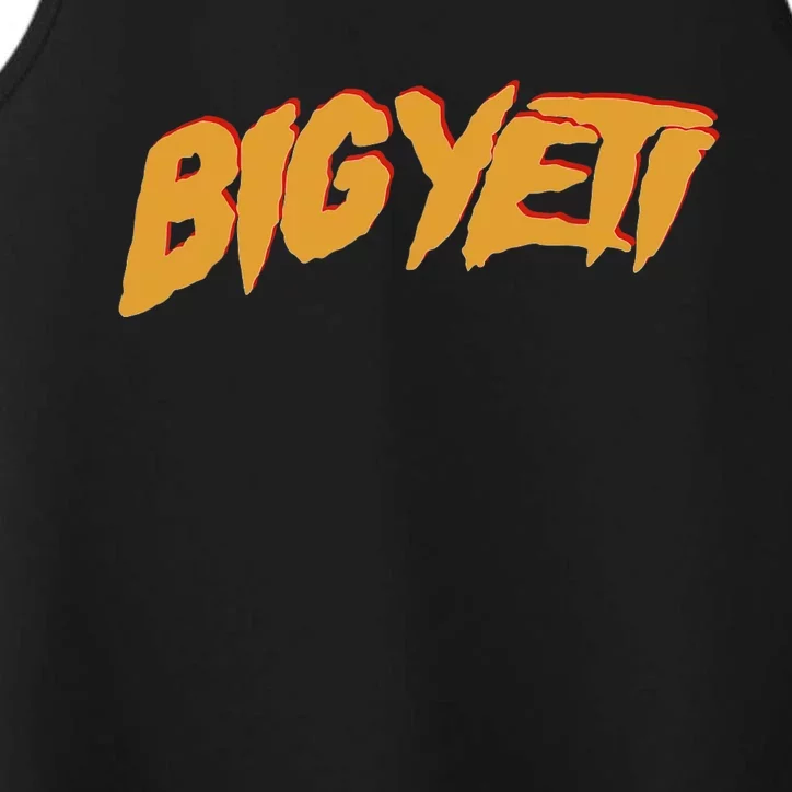 Big Yeti Fans Kelce Funny Text Performance Tank