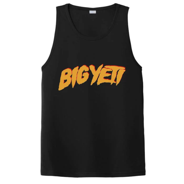 Big Yeti Fans Kelce Funny Text Performance Tank