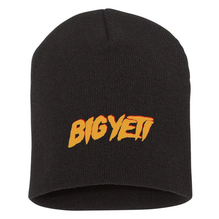 Big Yeti Fans Kelce Funny Text Short Acrylic Beanie