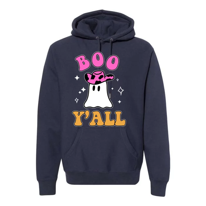 Boo Yall Ghost Halloween Premium Hoodie