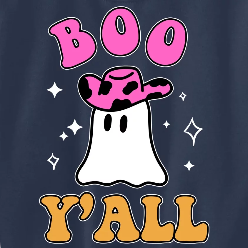 Boo Yall Ghost Halloween Kids Sweatshirt