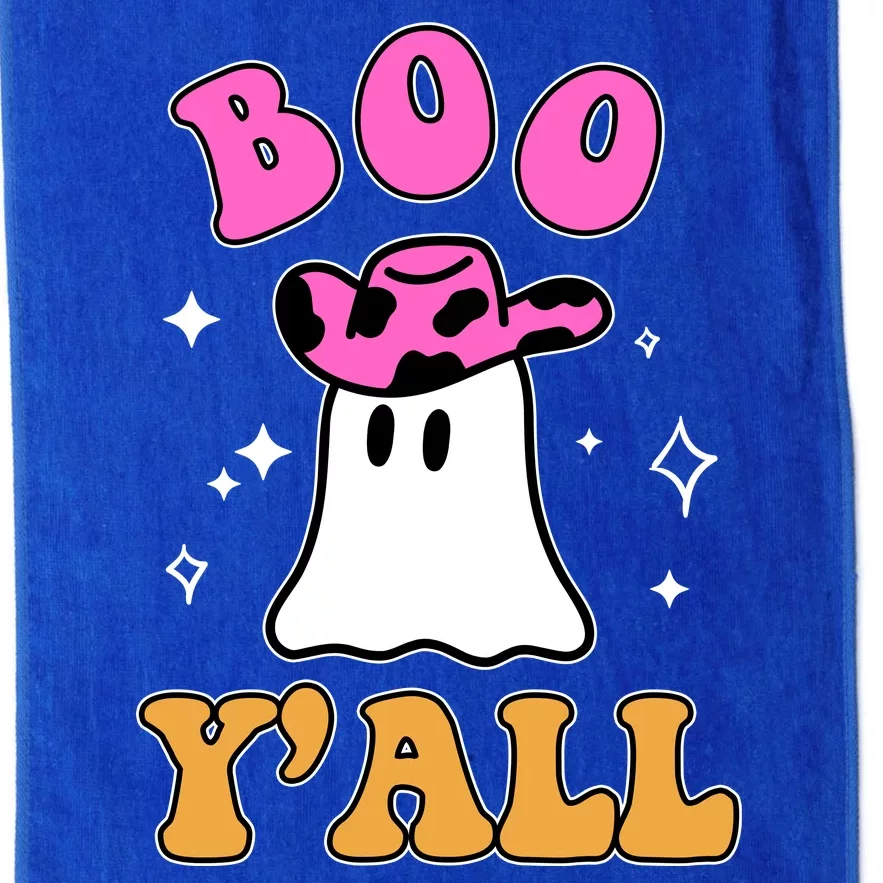 Boo Yall Ghost Halloween Platinum Collection Golf Towel