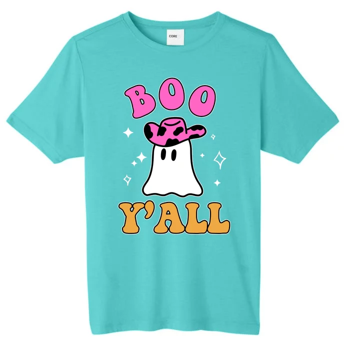 Boo Yall Ghost Halloween ChromaSoft Performance T-Shirt