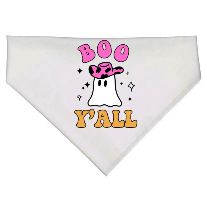 Boo Yall Ghost Halloween USA-Made Doggie Bandana