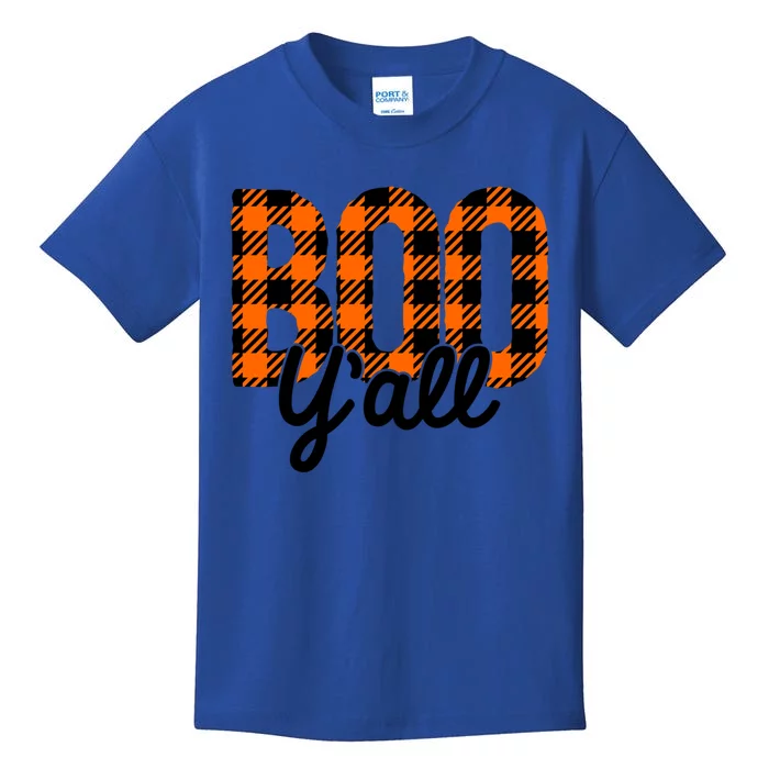 Boo Yall Gift Funny Halloween Boo YAll Gift Kids T-Shirt