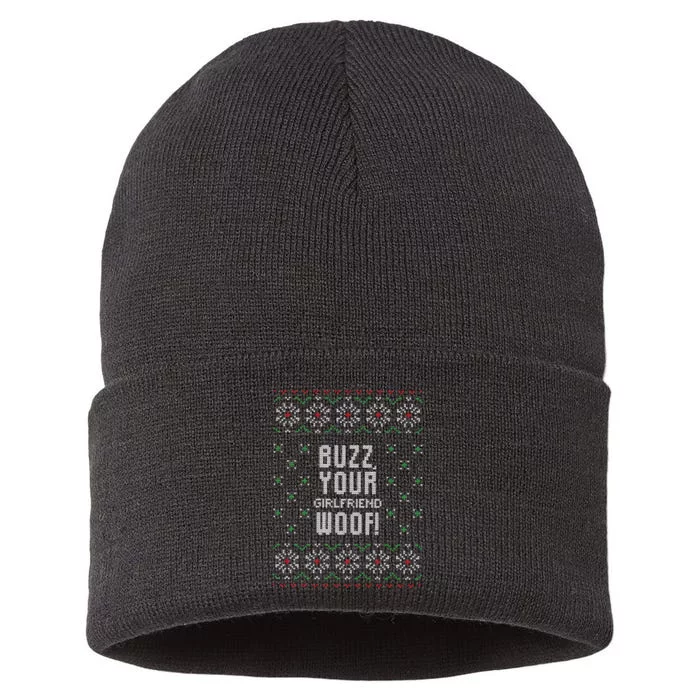 Buzz Your Girlfriend Woof! Sustainable Knit Beanie