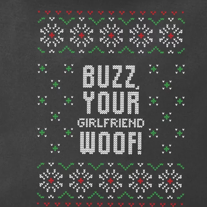 Buzz Your Girlfriend Woof! Zip Tote Bag