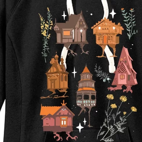 Baba Yaga Houses Women's Fleece Hoodie