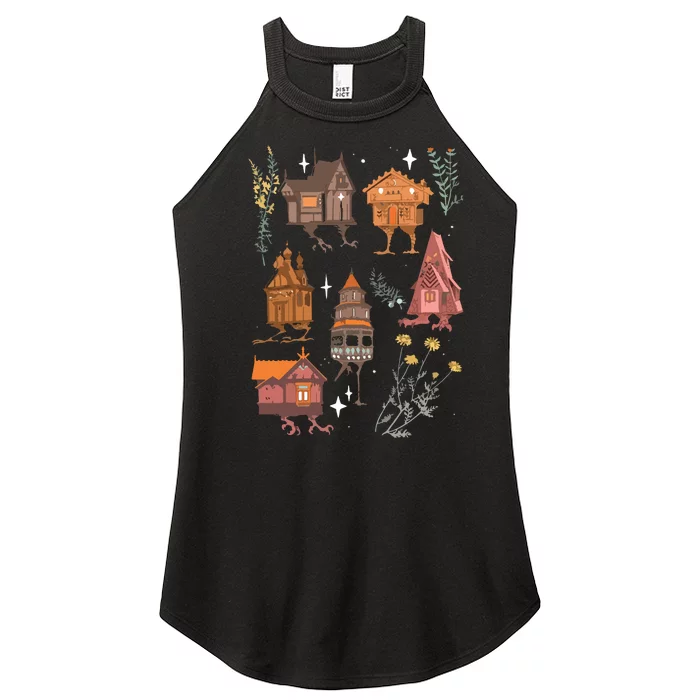 Baba Yaga Houses Women’s Perfect Tri Rocker Tank