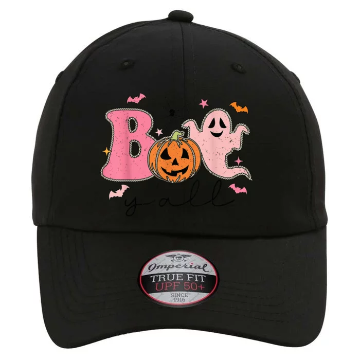 Boo Y'all Halloween Cute Cowboy Ghost Pumpkin Funny Western The Original Performance Cap