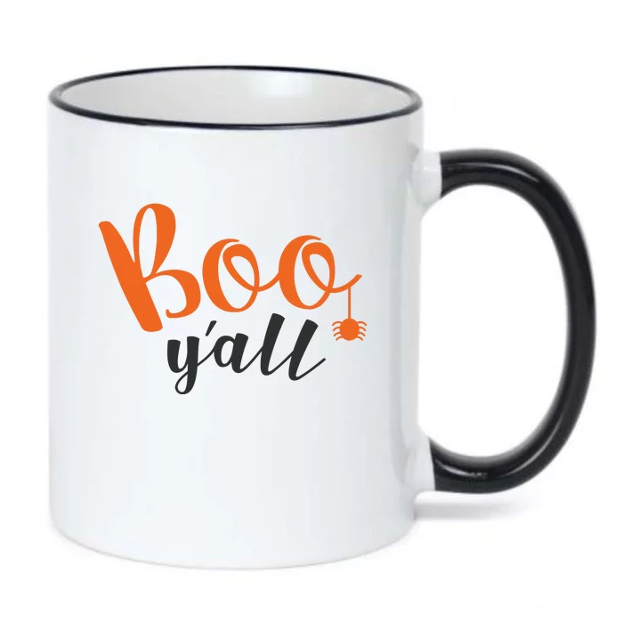 Boo Y'all Halloween Day Black Color Changing Mug