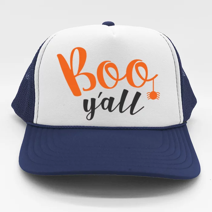 Boo Y'all Halloween Day Trucker Hat