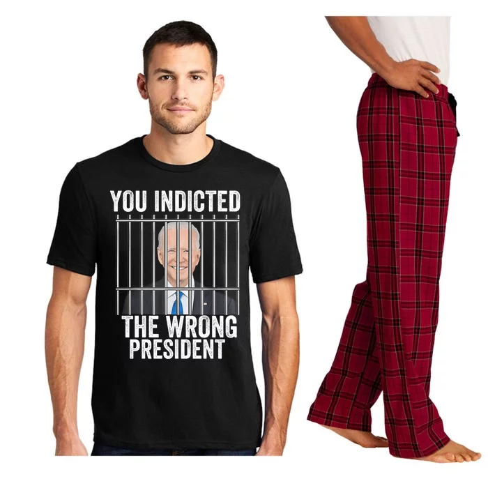 Biden You Indicted The Wrong President Funny Pajama Set