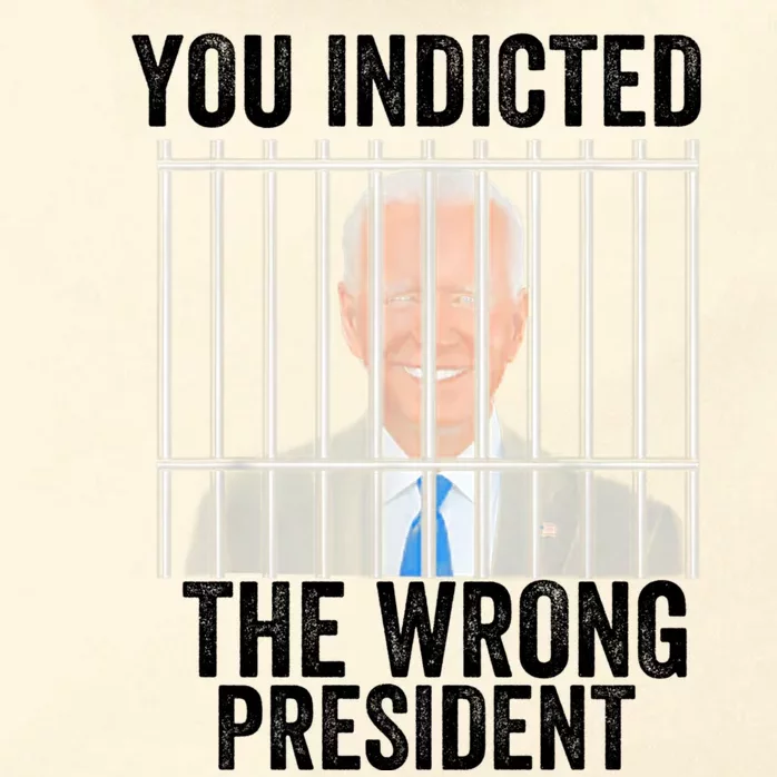 Biden You Indicted The Wrong President Zip Tote Bag