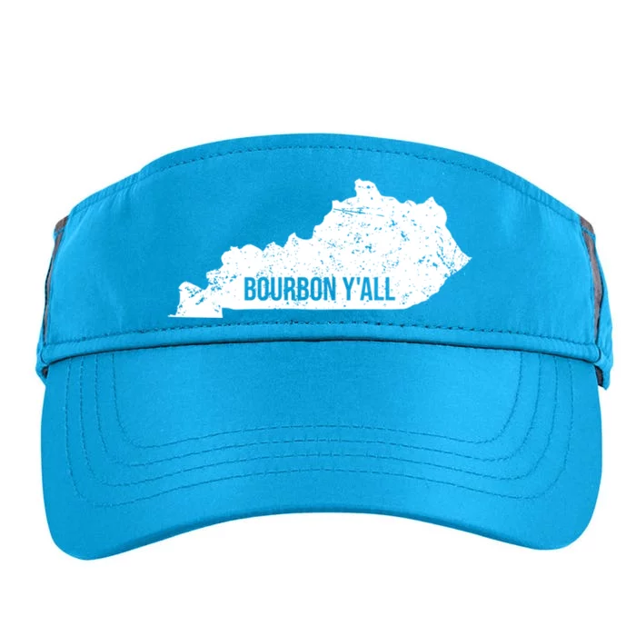 Bourbon Y'all Kentucky Ky Horse Racing Derby Infield Day Gift Adult Drive Performance Visor