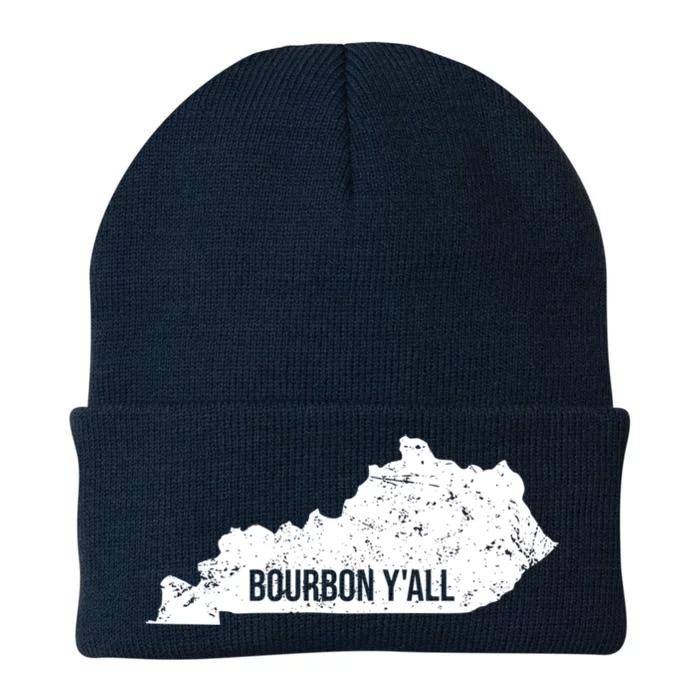 Bourbon Y'all Kentucky Ky Horse Racing Derby Infield Day Gift Knit Cap Winter Beanie