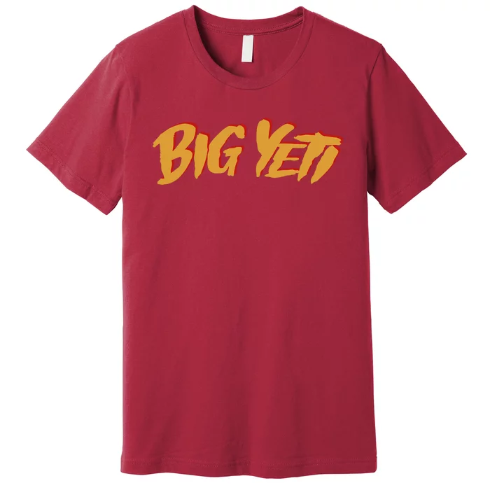 Big Yeti Kansas City Football Fan Premium T-Shirt