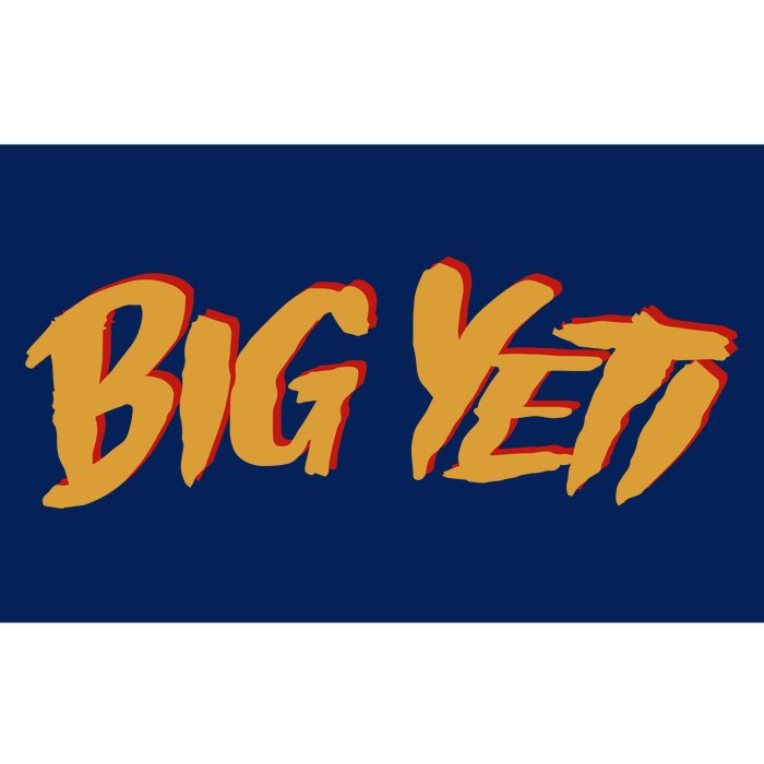 Big Yeti Kansas City Football Fan Bumper Sticker