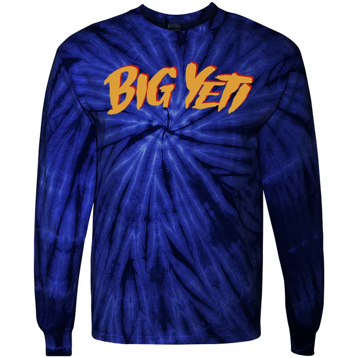 Big Yeti Kansas City Football Fan Tie-Dye Long Sleeve Shirt