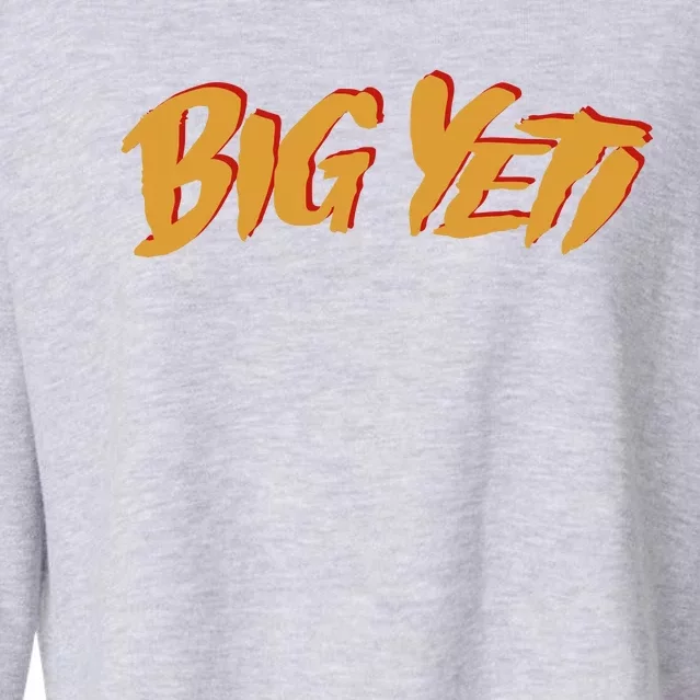 Big Yeti Kansas City Football Fan Cropped Pullover Crew