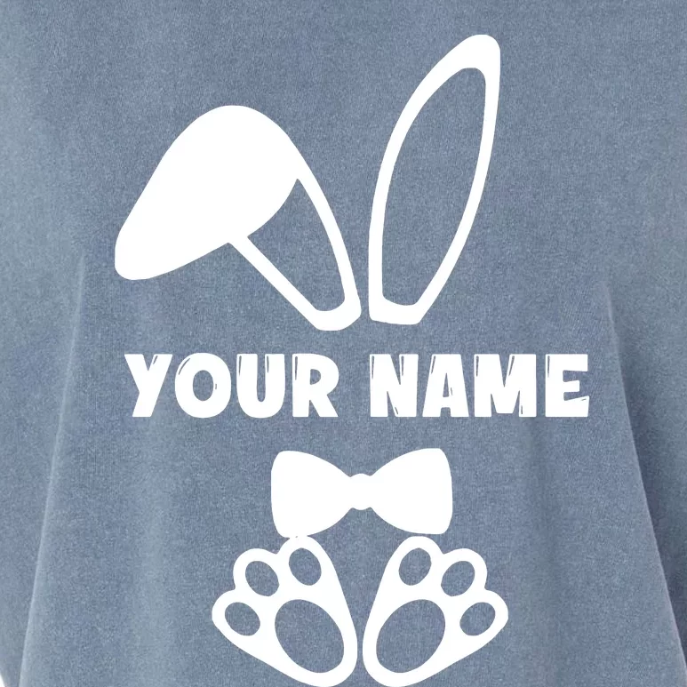 Bunny Your Name Happy Easter Garment-Dyed Women's Muscle Tee