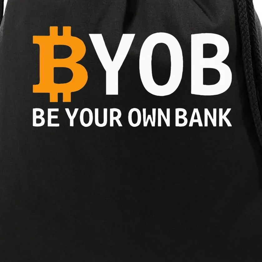 Be Your Own Bank Drawstring Bag