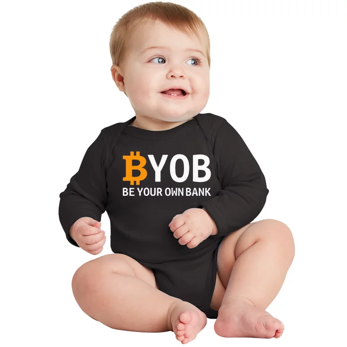 Be Your Own Bank Baby Long Sleeve Bodysuit