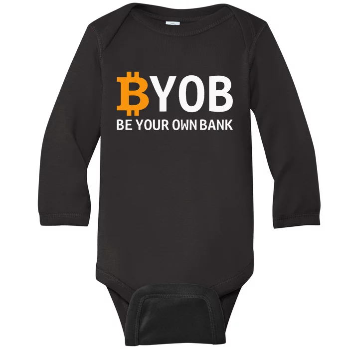 Be Your Own Bank Baby Long Sleeve Bodysuit