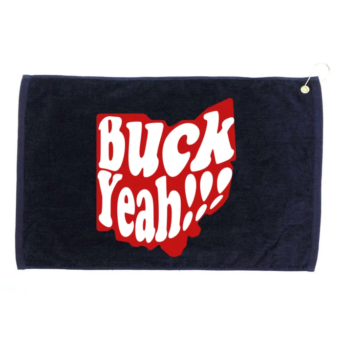 Buck Yeah Ohio State Buckeyes Grommeted Golf Towel