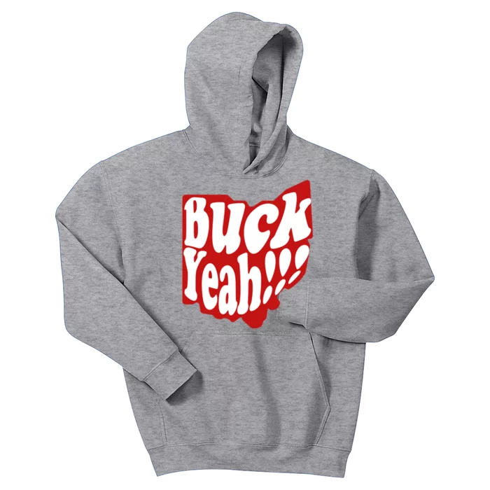 Buck Yeah Ohio State Buckeyes Kids Hoodie