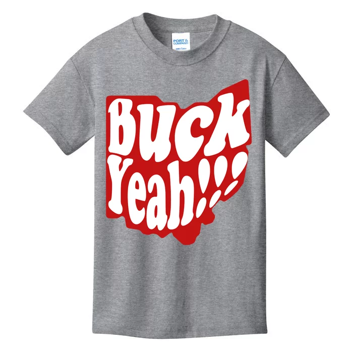 Buck Yeah Ohio State Buckeyes Kids T-Shirt