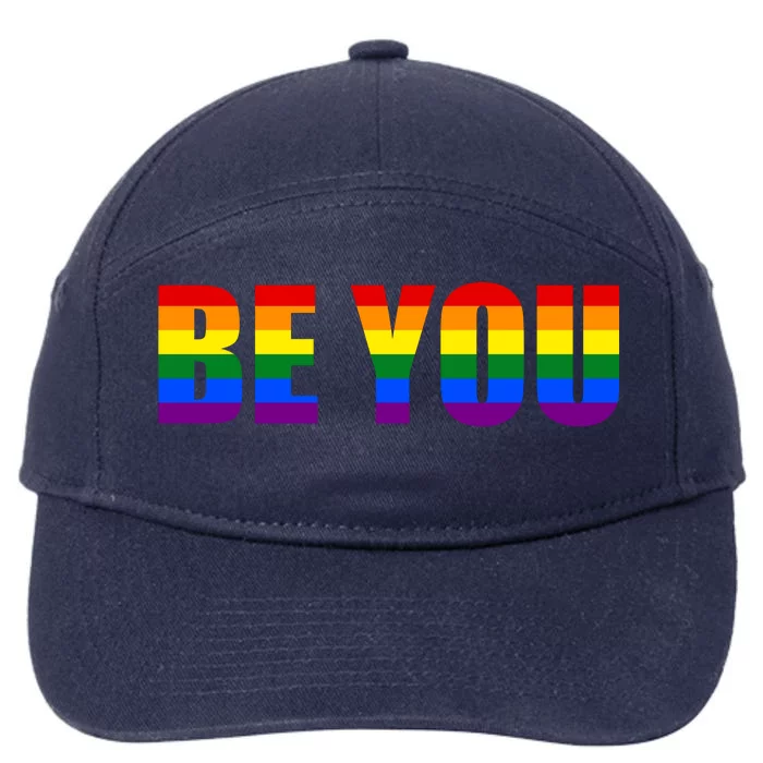 Be You Pride Month Celebration 7-Panel Snapback Hat