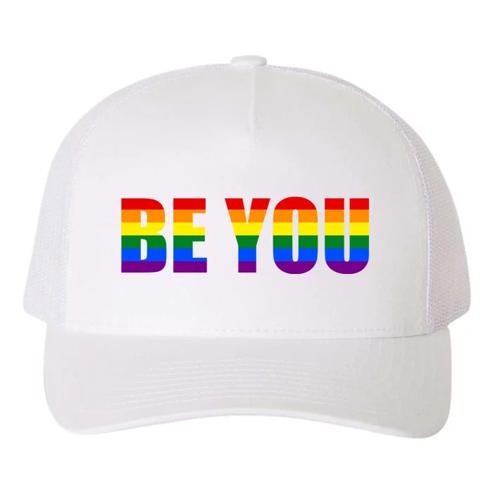 Be You Pride Month Celebration Yupoong Adult 5-Panel Trucker Hat