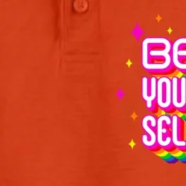 Be Yourself Pride Month Celebration Dry Zone Grid Performance Polo