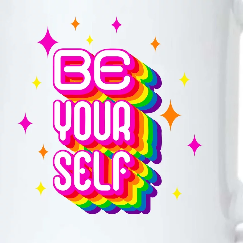 Be Yourself Pride Month Celebration Black Color Changing Mug