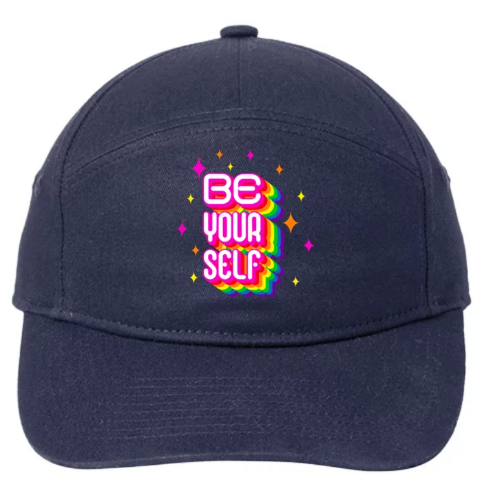 Be Yourself Pride Month Celebration 7-Panel Snapback Hat