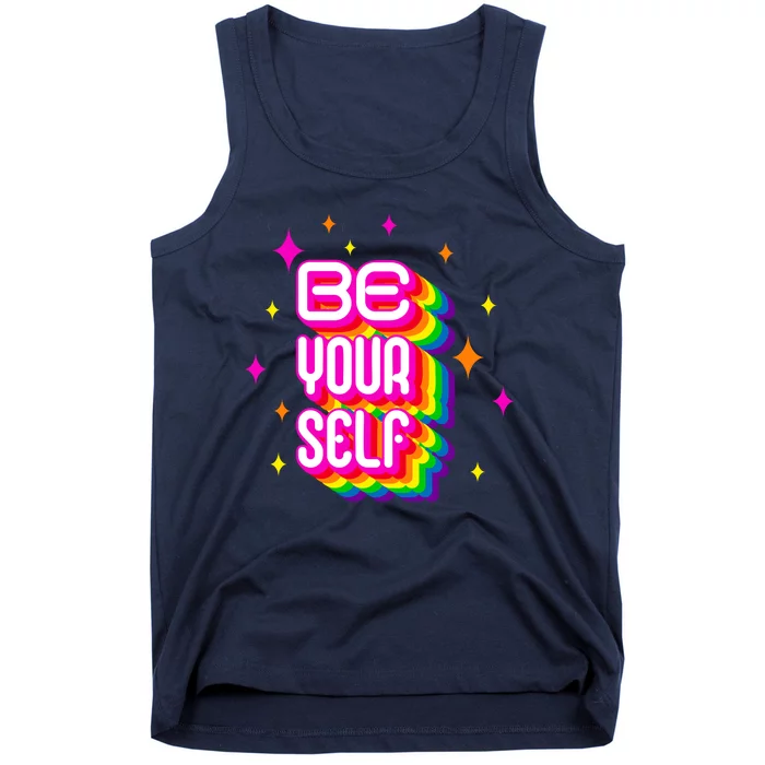 Be Yourself Pride Month Celebration Tank Top