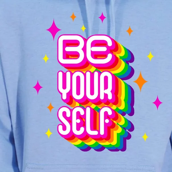 Be Yourself Pride Month Celebration Unisex Surf Hoodie