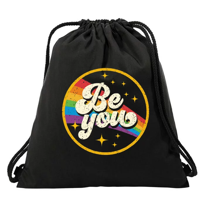 Be You Pride Lgbtq Gay Lgbt Ally Drawstring Bag