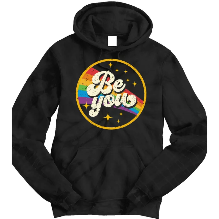 Be You Pride Lgbtq Gay Lgbt Ally Tie Dye Hoodie