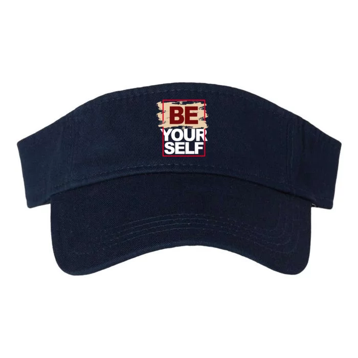 Be Yourself Positive Quote Valucap Bio-Washed Visor