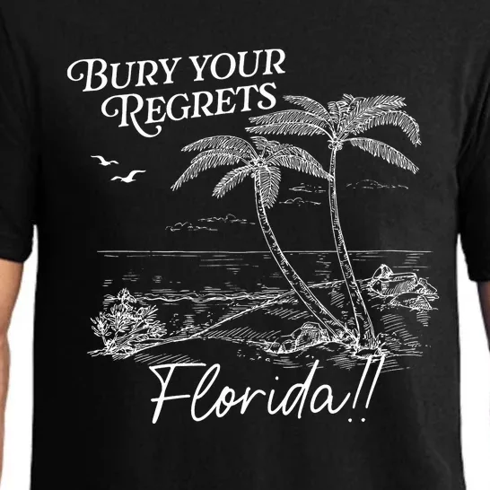 Bury Your Regrets Florida Pajama Set